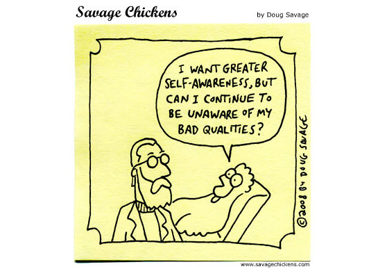 Cartoon on self awareness