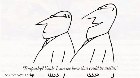 New Yorker cartoon on empathy
